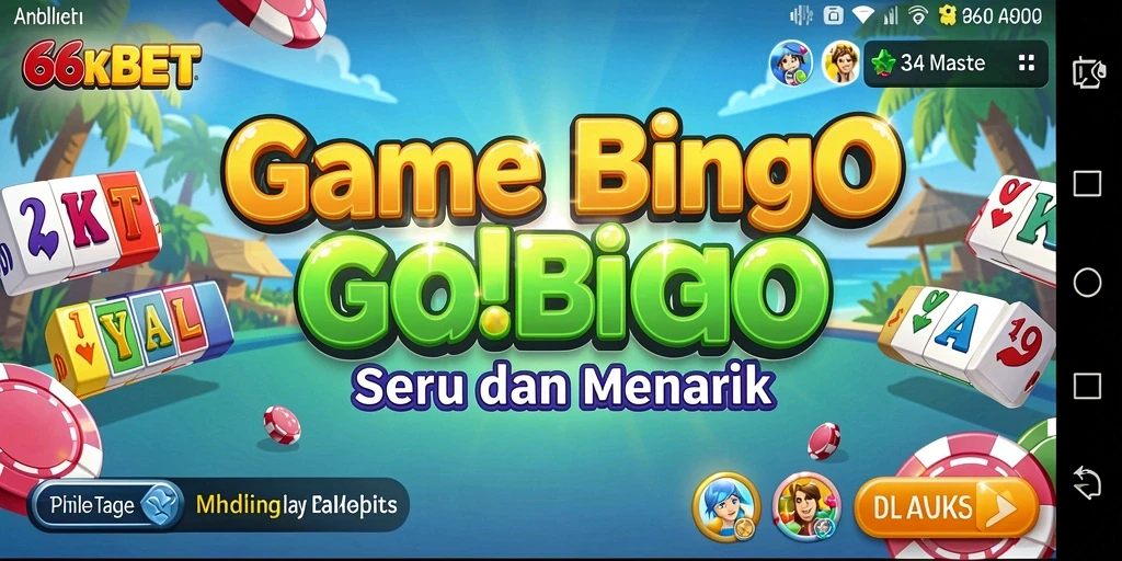 Screenshot game 66KBET menampilkan gameplay Bingo yang menarik.