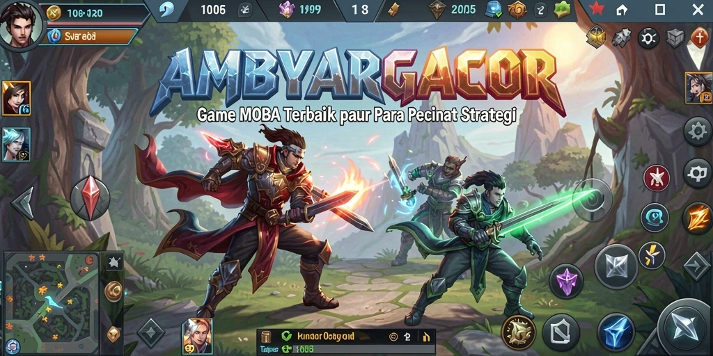 Tampilan seru dari gameplay AMBYARGACOR di medan perang.