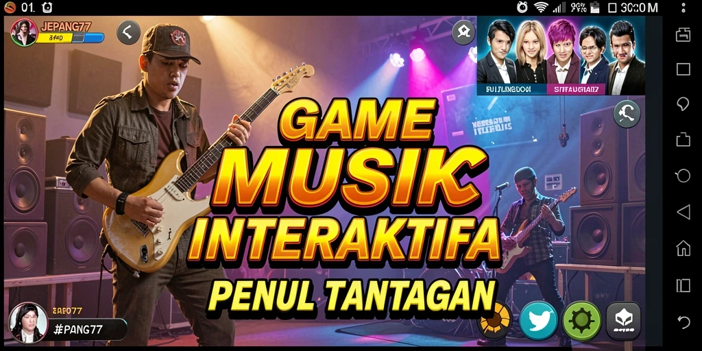 Tampilan gameplay <strong>JEPANG77</strong> yang penuh semangat dan musik yang menggugah.