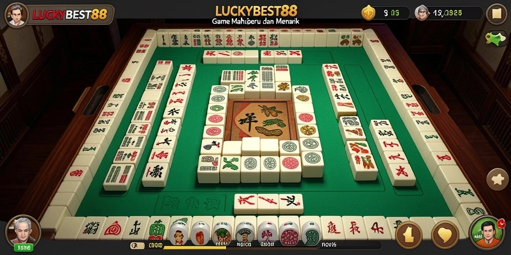 Tampilan gameplay Mahjong di LUCKYBEST88 yang mengasyikkan.
