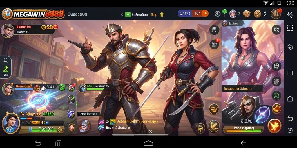 Screenshot utama MEGAWIN888 menampilkan fitur pengingat dan pengelolaan keuangan.