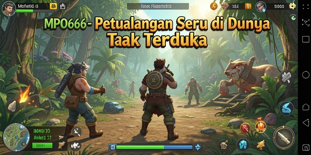 Tampilan gameplay MPO666 yang menakjubkan dan penuh petualangan.