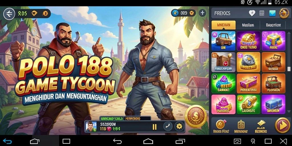 Tampilan menarik gameplay Tycoon dalam POLO188.