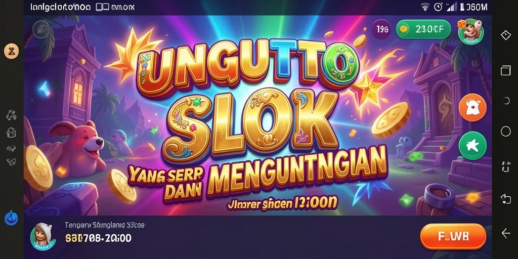 Tampilan Gameplay Slot UNGUTOTO yang menegangkan dan mengasyikkan.