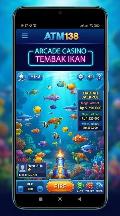 Tampilan antarmuka aplikasi atm138 yang modern dan intuitif.